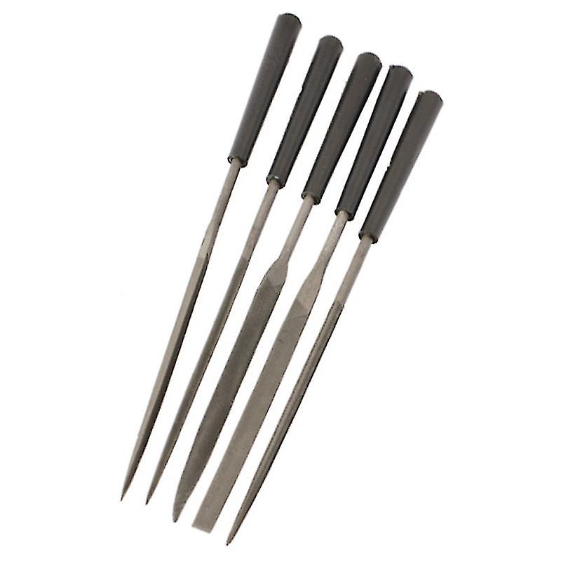 5pcs 3*140mm Needle Files Sets Metal File Hand File For Wood Carving Craft