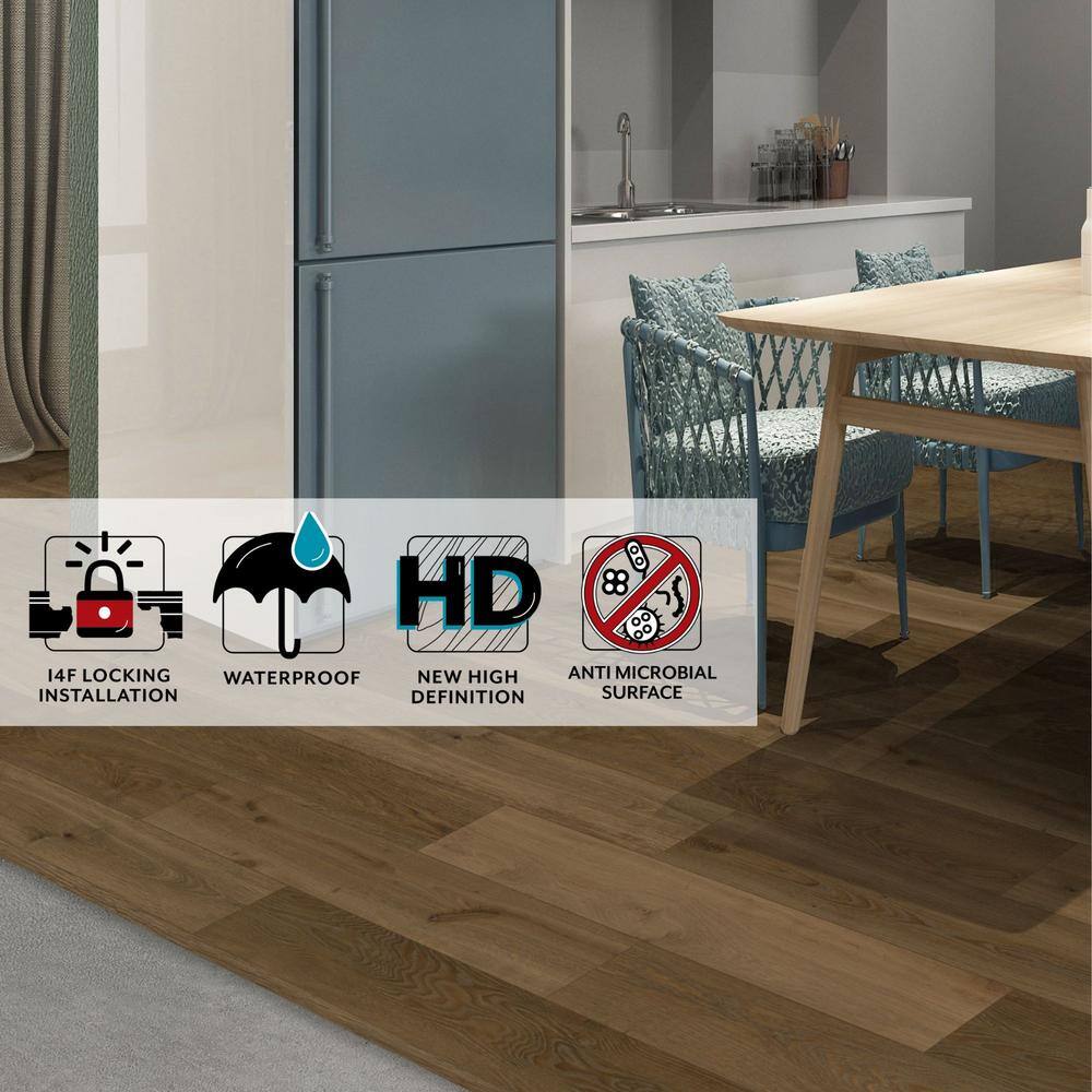 ASPEN FLOORING Accolade 30 MIL x 6.6 in. W x 48 in. L Click Lock Waterproof Luxury Vinyl Plank Flooring (30.9 sqftcase) HDSPC3