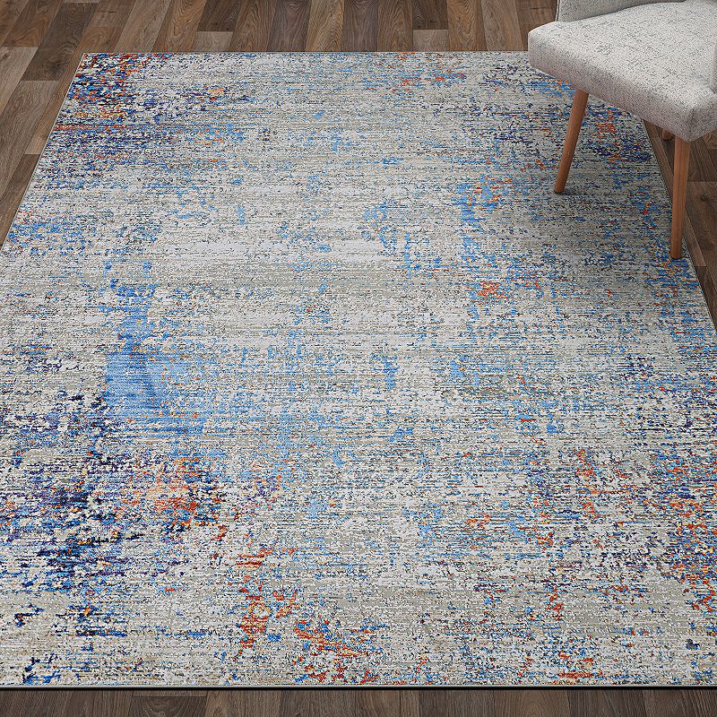 Couristan Vibrata Reflections Multi-Pastels Area Rug