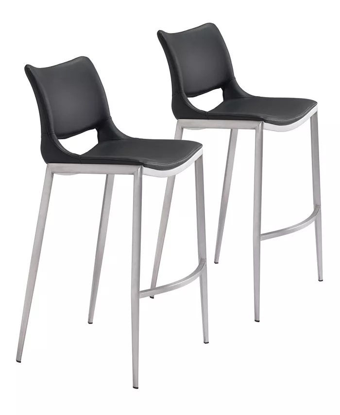 Zuo Ace Bar Chair Set of 2