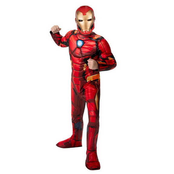 Morris Costumes JWC0779 Iron Man Child Qualux Cost...