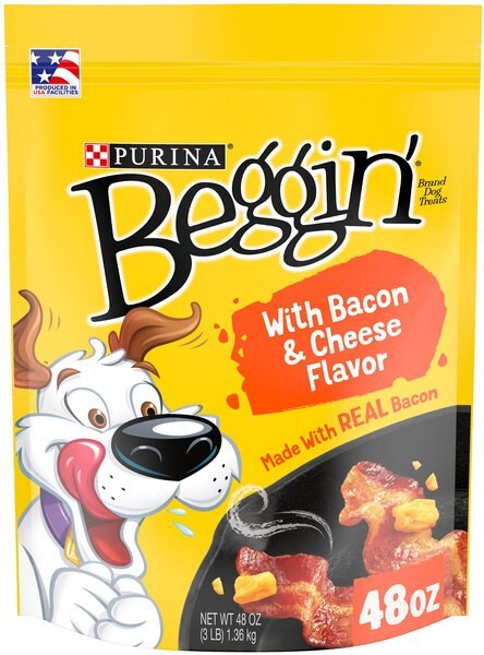 Purina Beggin' Strips Real Meat with Bacon and Cheese Flavored Training Dog Treats