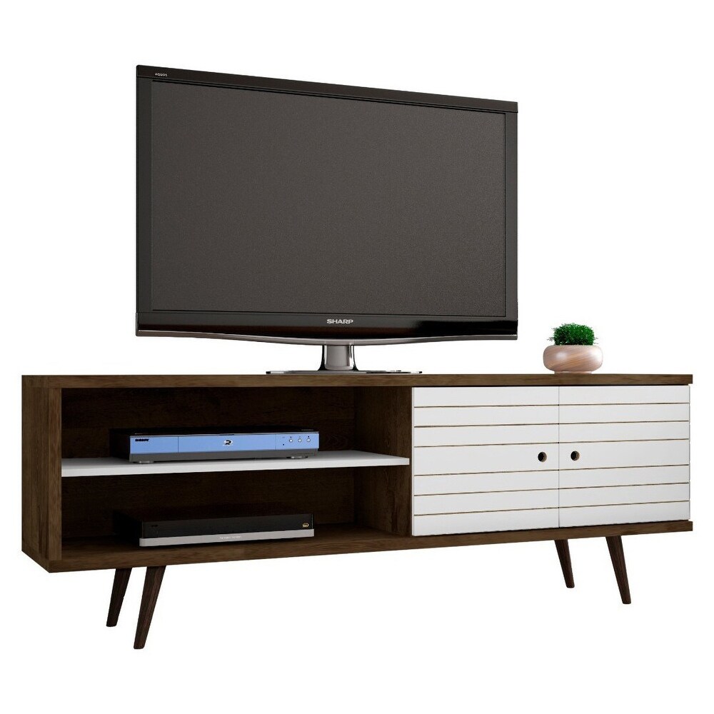 Manhattan Comfort Sortland Wooden Modern Media Cabinet Console