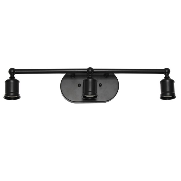 3 light Industrial Metal Pendant Matte Black Lalia Home