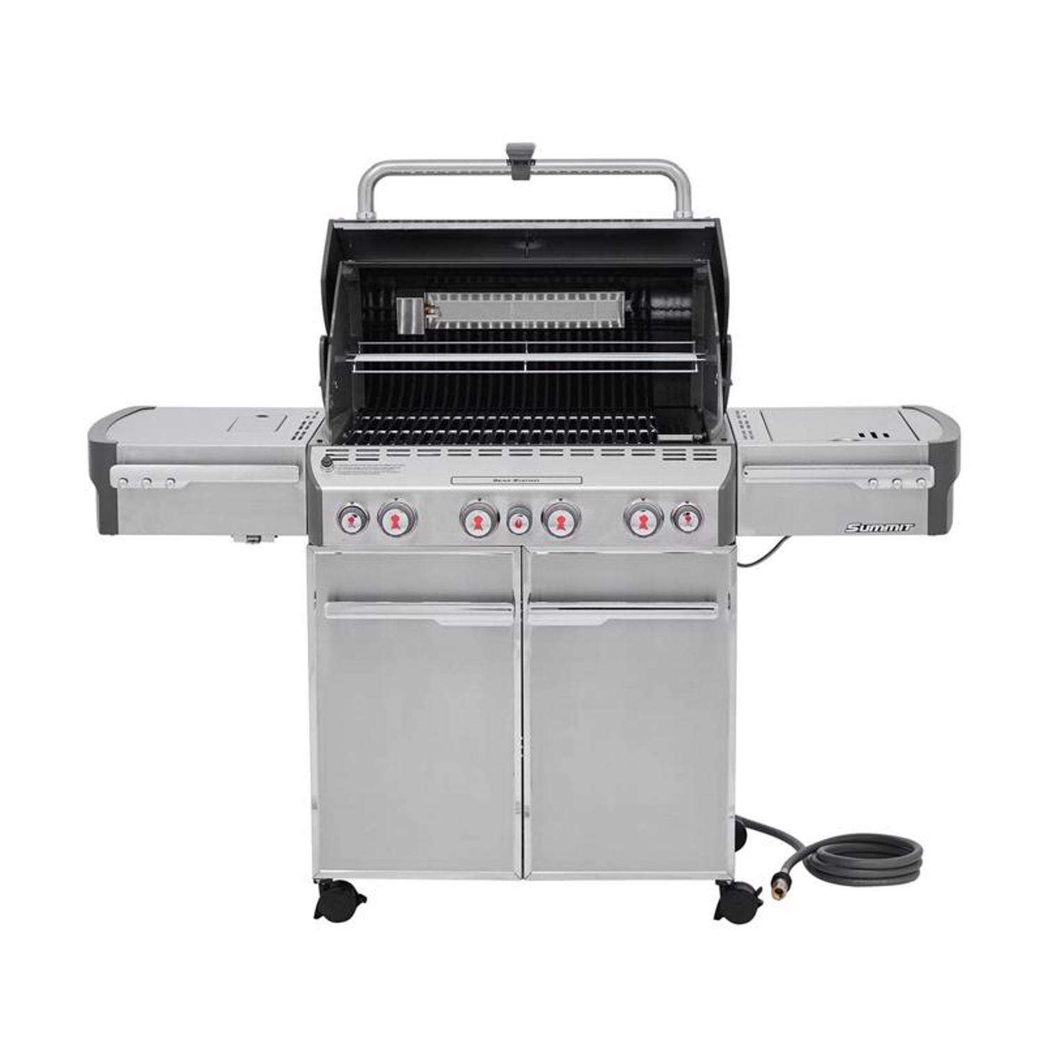 Weber Summit S-470 4 Burner Natural Gas Grill Stainless Steel