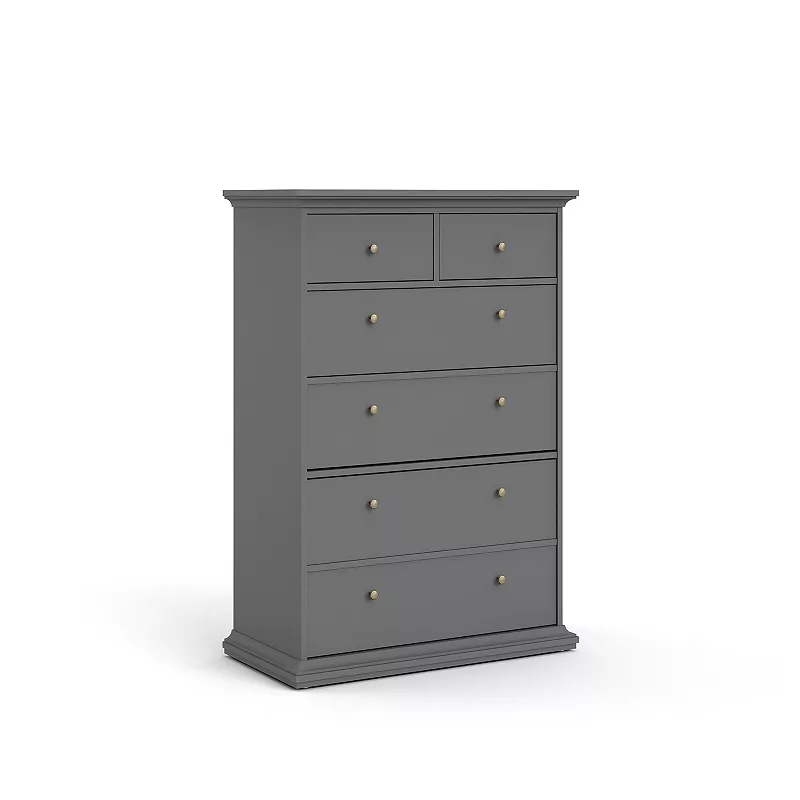 Tvilum 6-Drawer Modern Dresser