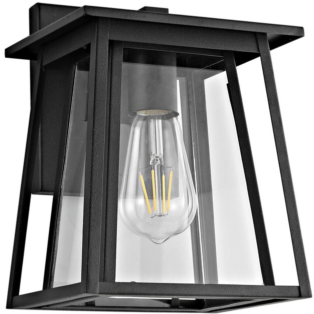 Stern Outdoor Wall Lantern Black Safavieh