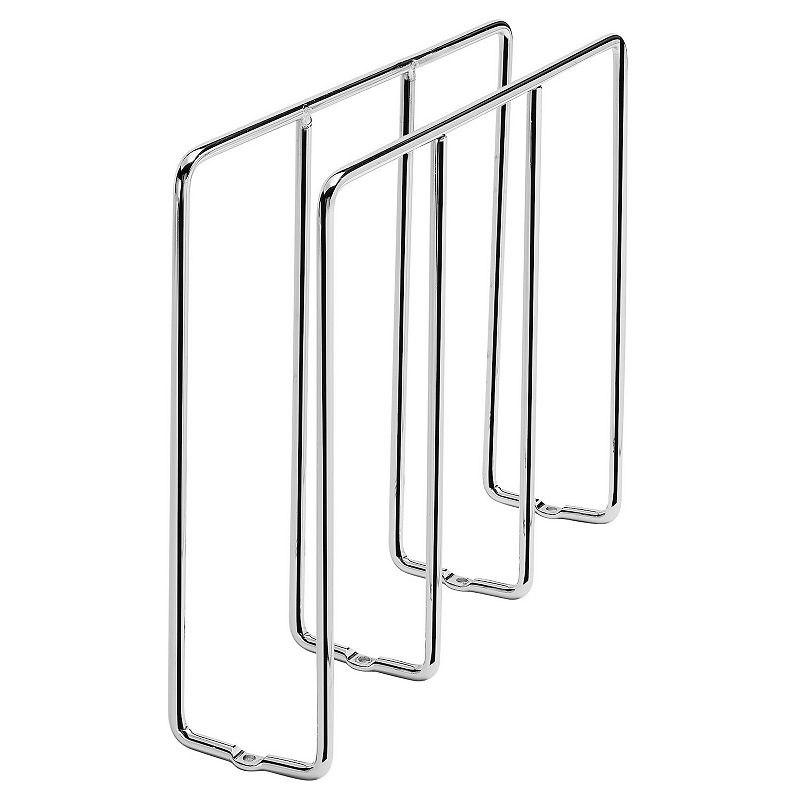 Rev-A-Shelf U-Shaped Bakeware Divider Cabinet Organizer Chrome， 596-10CCR-52