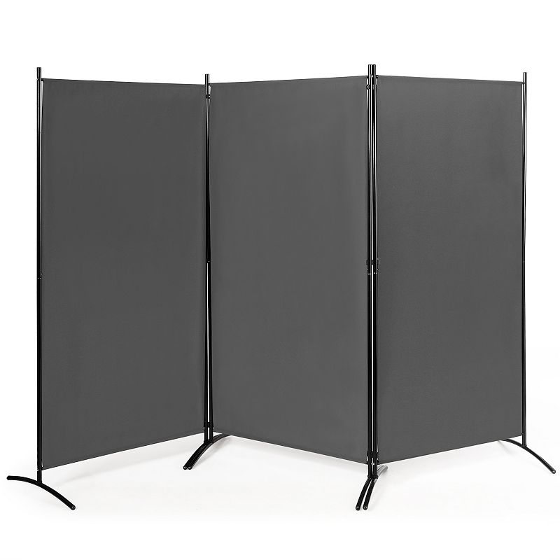 3-Panel Room Divider Folding Privacy Partition Screen for Office Room