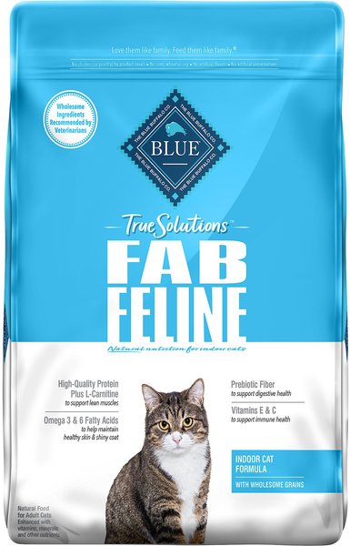 Blue Buffalo True Solutions Fab Feline Natural Indoor Cat Formula Adult Dry Cat Food