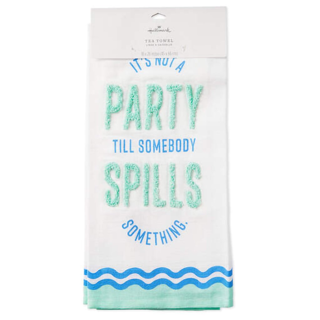 Hallmark  Funny Party Tea Towel, 18x26