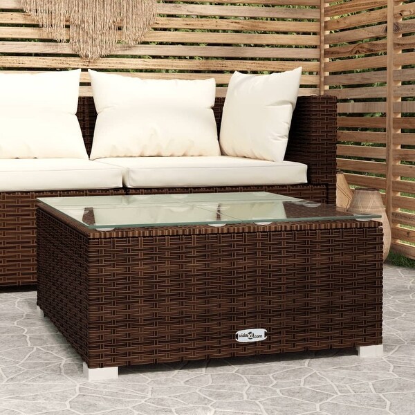 vidaXL Patio Coffee Table Brown 23.6