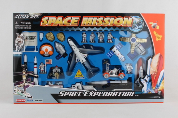 Daron RT38148K Space Mission 28 Piece Playset W/Ke...