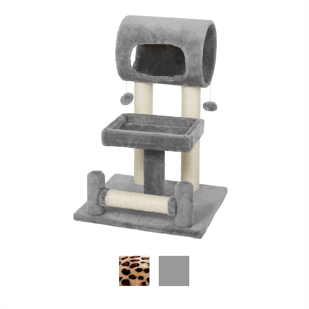 Frisco 28-in Faux Fur Cat Tree