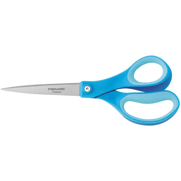 Fiskars Blue Titanium Scissors