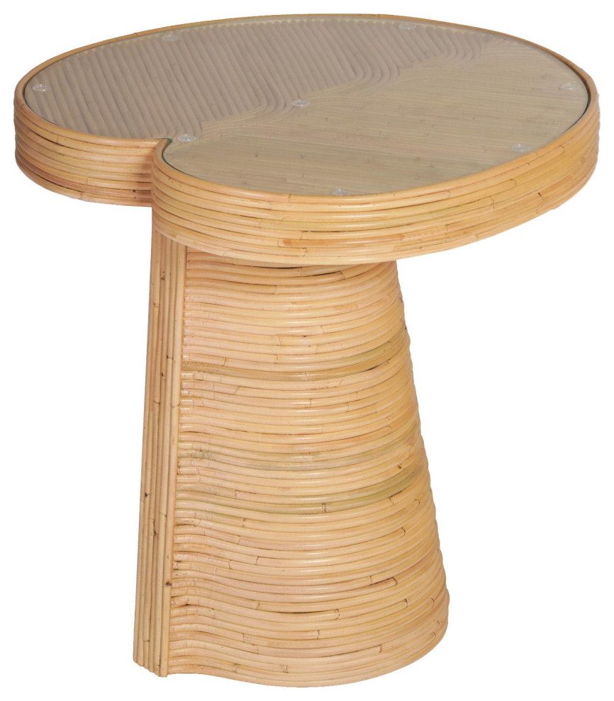 Felicia Lilypad Side Table   Tropical   Side Tables And End Tables   by TOV Furniture  Houzz