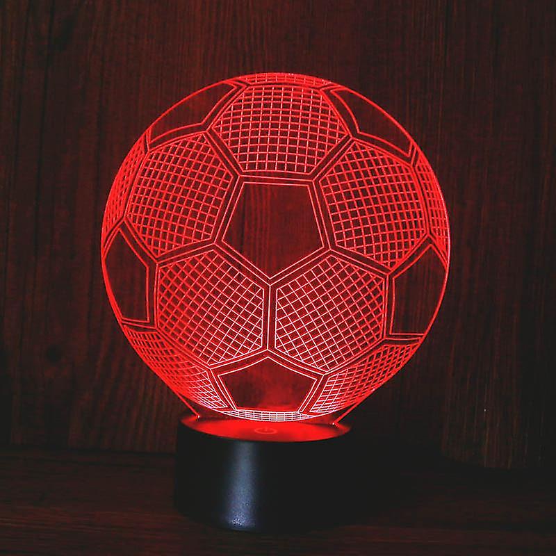 Night Light Ambient Lighting Football Led Night Light Kids Bedroom 3d