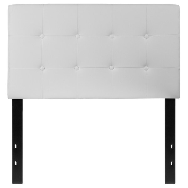 Button Tufted Upholstered Headboard - - 26960257