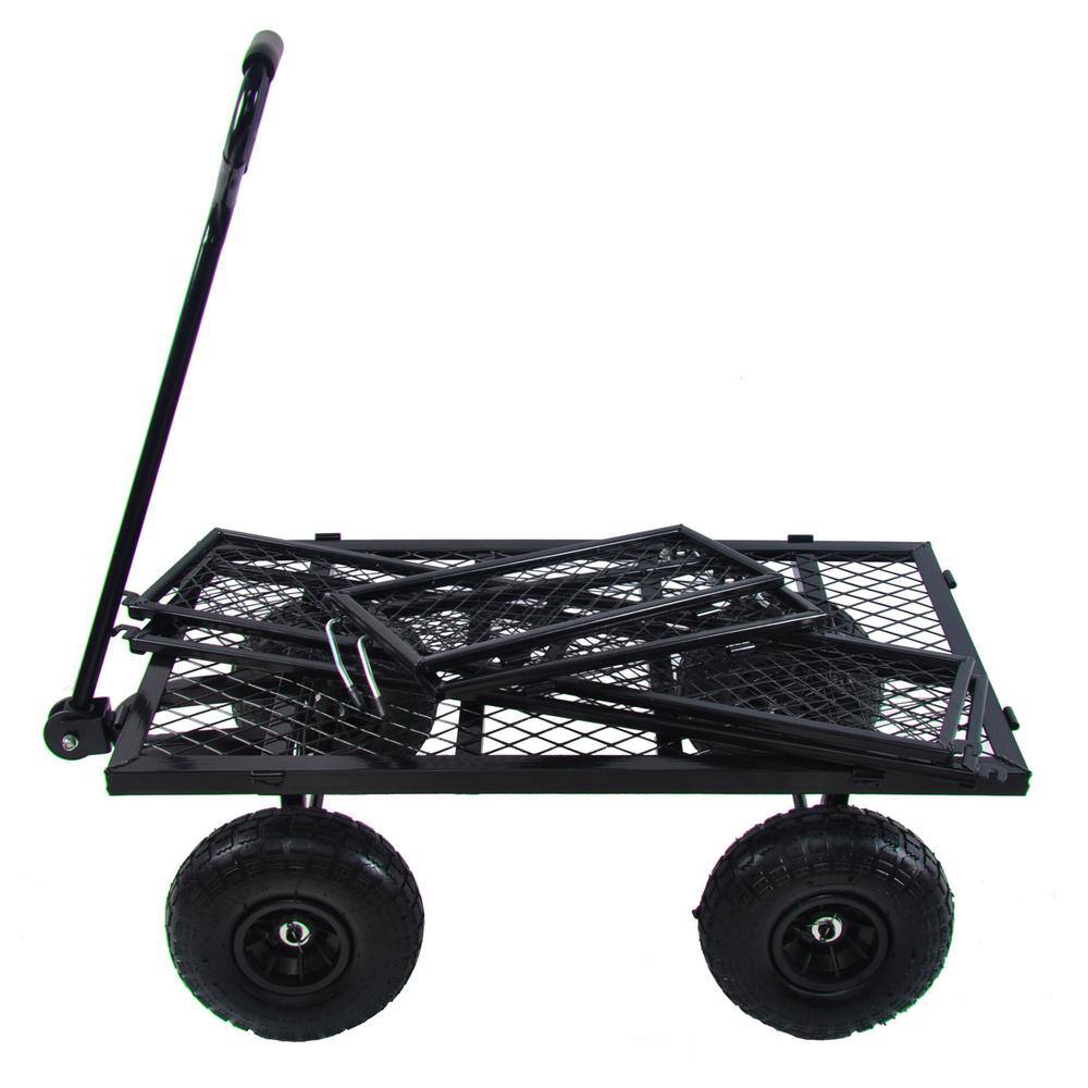 Siavonce Wagon Cart Garden Cart Trucks Make It Easier To Transport Firewood DB-ZX-D0102H2RDDA