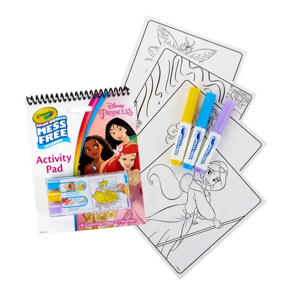 Crayola Color Wonder Princess Travel Activity Pad