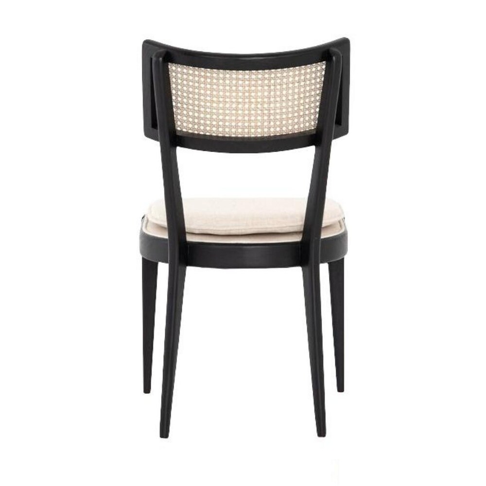 Black Tina Cane Chair