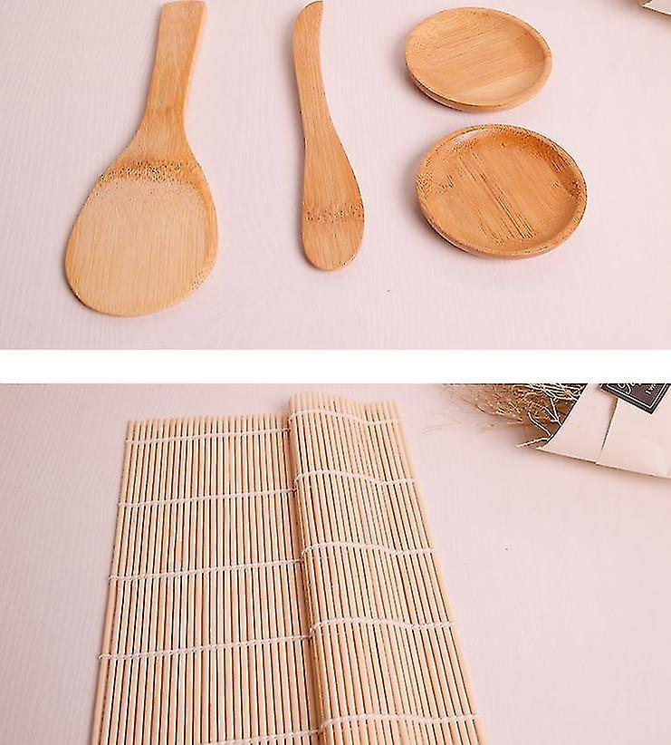 Diy Sushi Set Kitchen Crusher， Sushi Curtains Set， Baguettes， Sushi Plate And Spoon