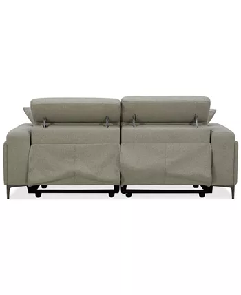 Furniture Adney 88 2 Pc Zero Gravity Fabric Sofa with 2 Power Recliners