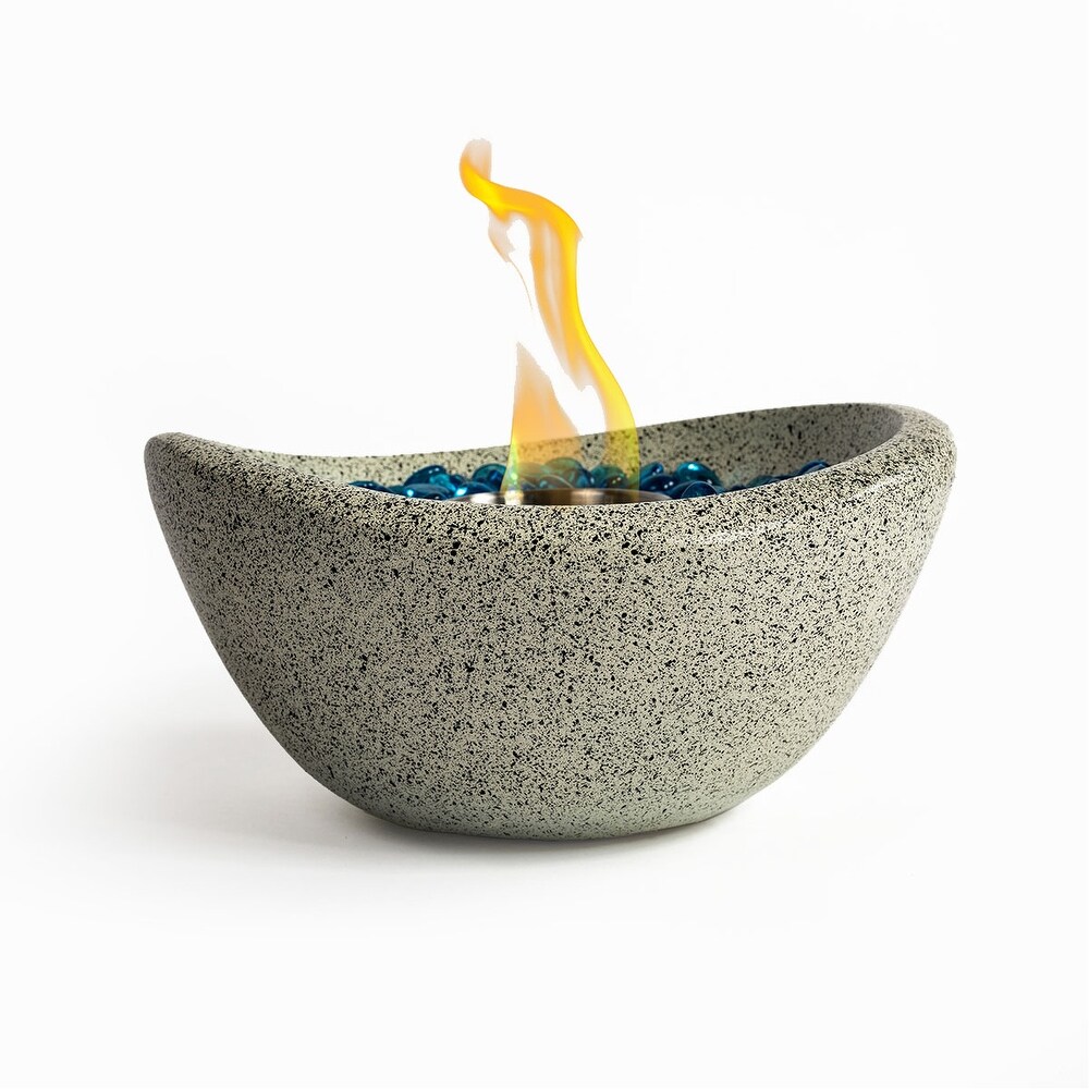 Tabletop Fire Pit for Indoor or Outdoor Use  Smokeless   Ethanol Fireplace  Portable Mini Fire Pit
