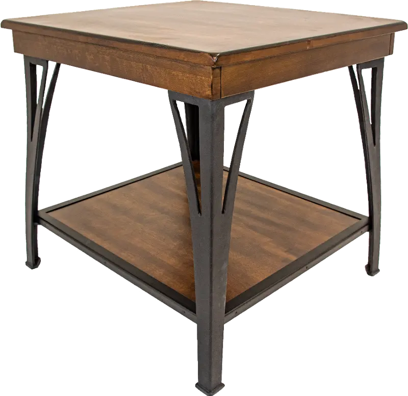 District Cool Copper End Table