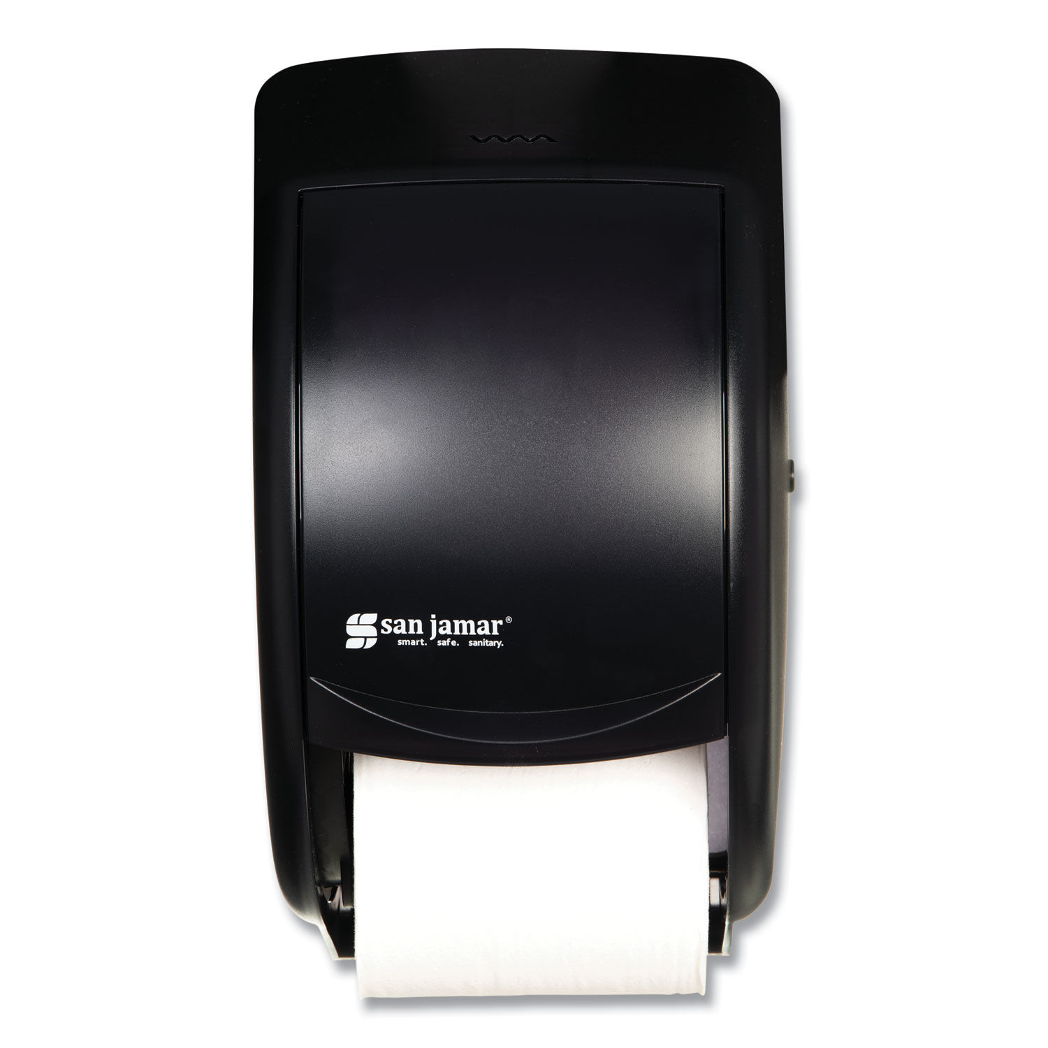 Duett Standard Bath Tissue Dispenser by San Jamarandreg; SJMR3500TBK