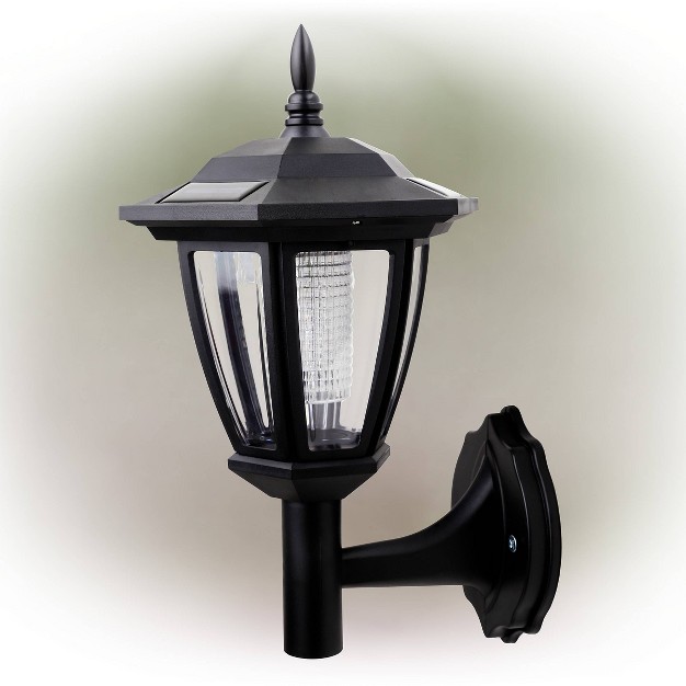 Solar Outdoor Lantern Black Alpine Corporation