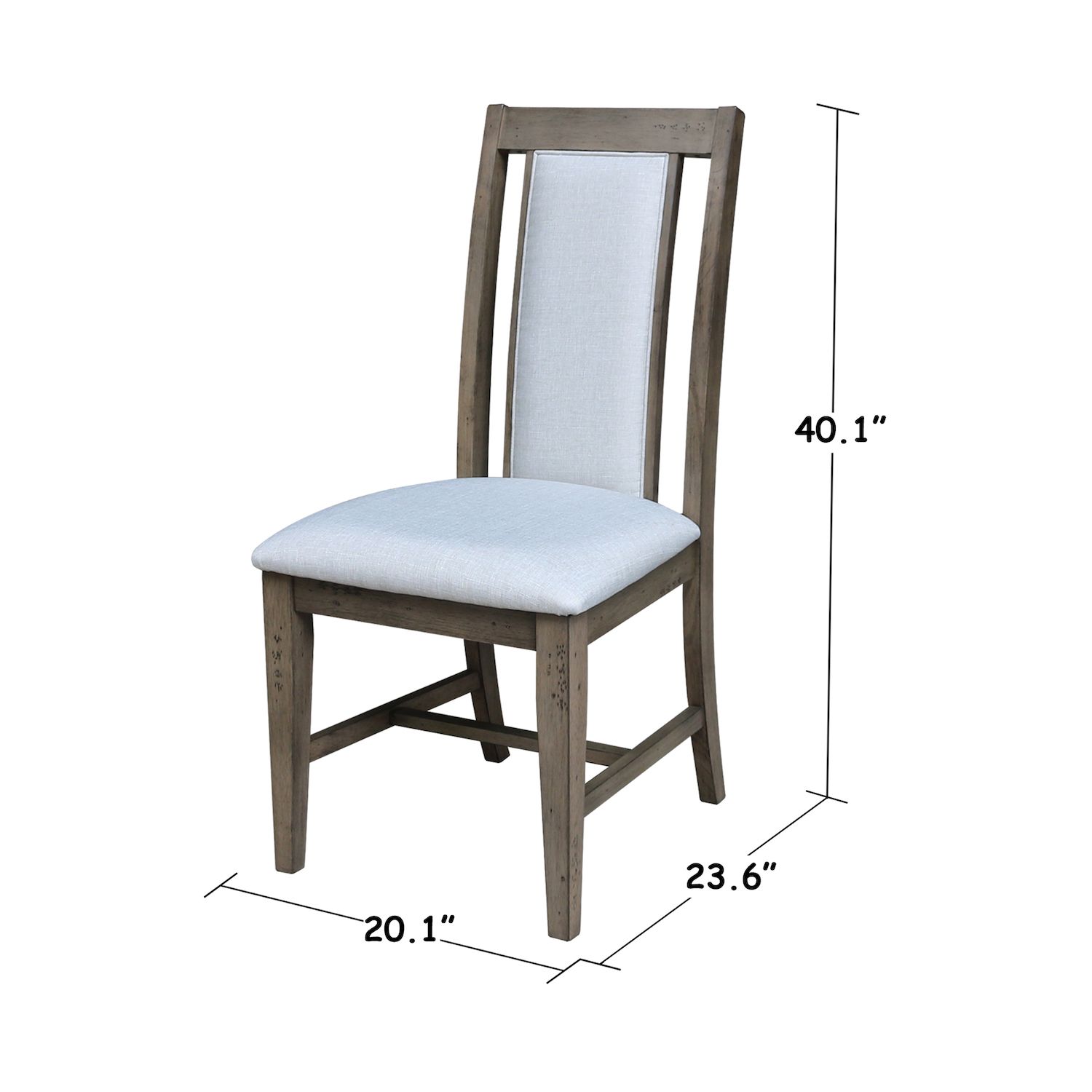 International Concepts Farmhouse Prevail Dining Chairs 2-piece Set