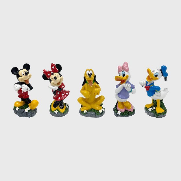 Disney 5pk Polyester Mini Garden Statuette Set