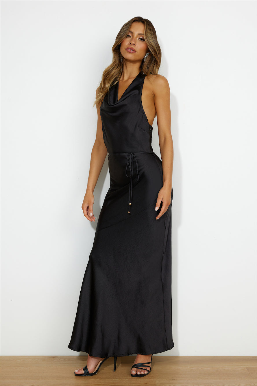 Storybook Ending Maxi Dress BLACK