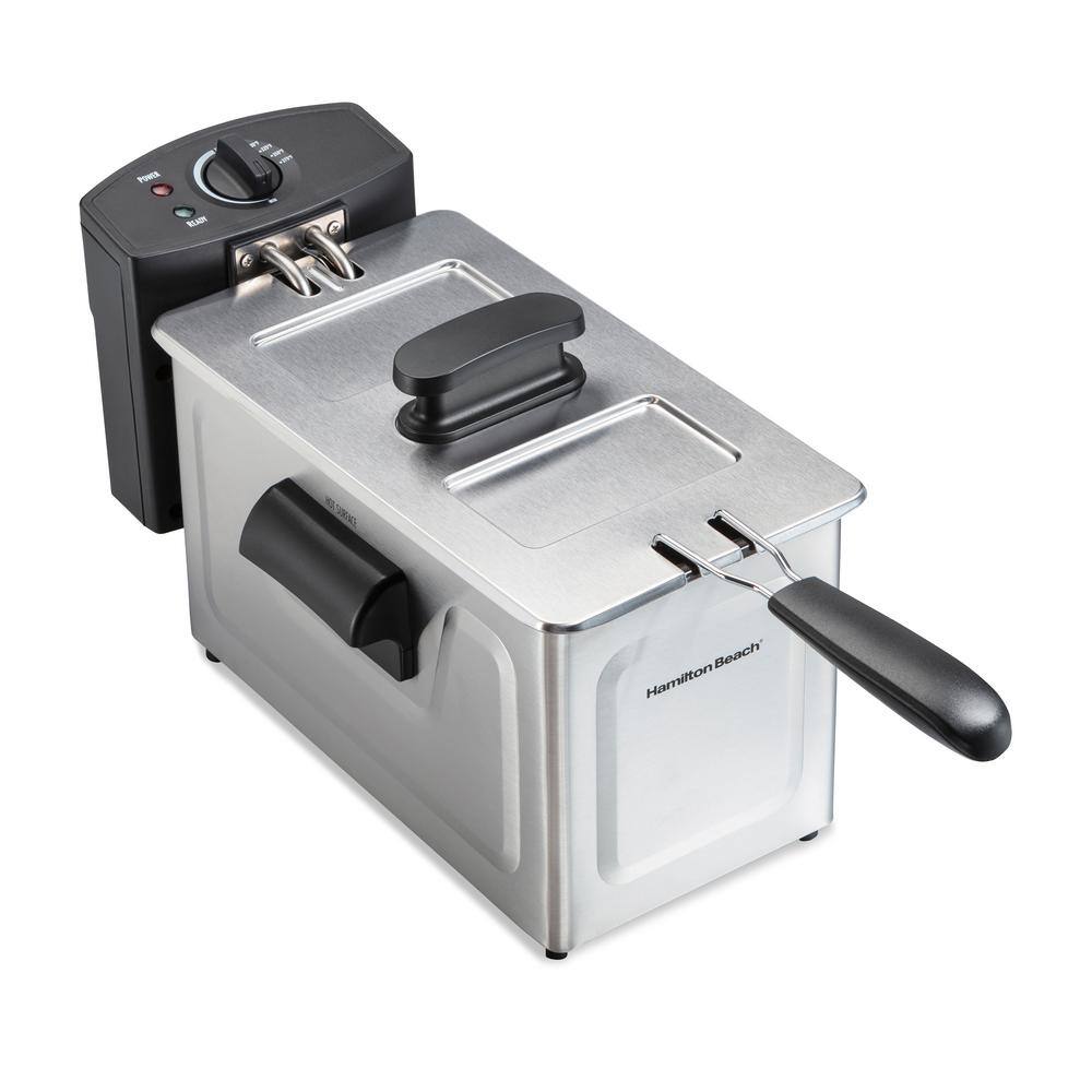 Hamilton Beach 3 Qt. Stainless Steel Deep Fryer 35032