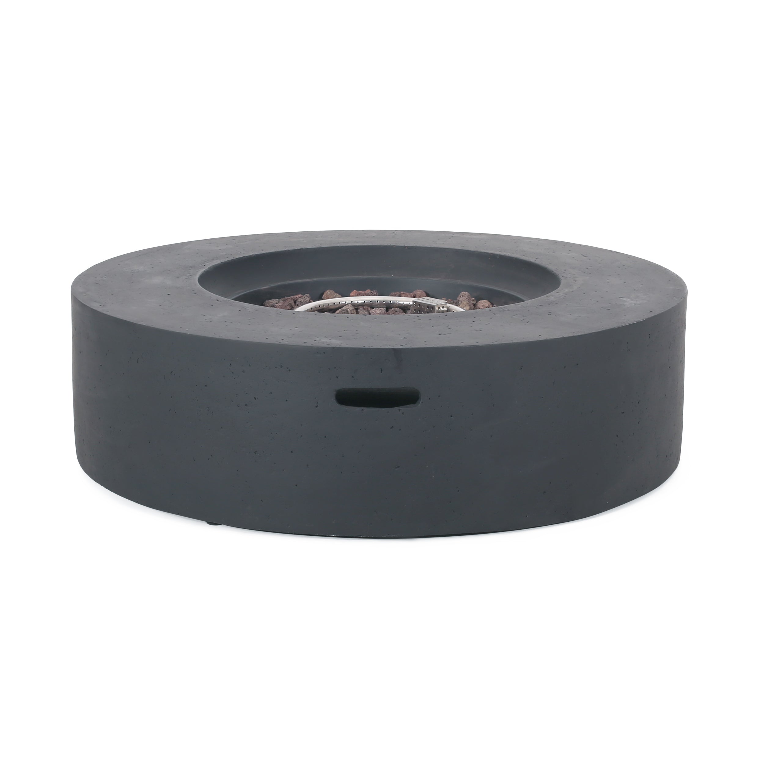 Hearth Outdoor 50,000 BTU Lightweight Concrete Circular Fire Pit (No Tank Holder)