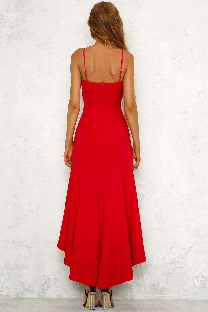 Know Yourself Maxi Dress Red