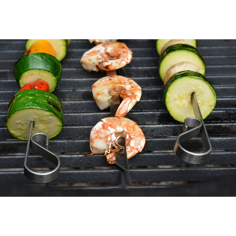 RSVP Endurance Set of 6 Flat Steel Grill Skewars