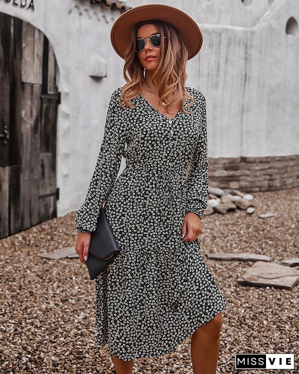 Floral Print Light Dress