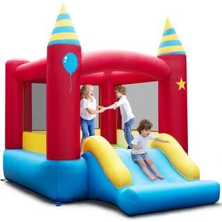 Costway Inflatable Bounce House Kids Jumping Bouncer Indoor Outdoor with 480-Watt Blower NP10708US