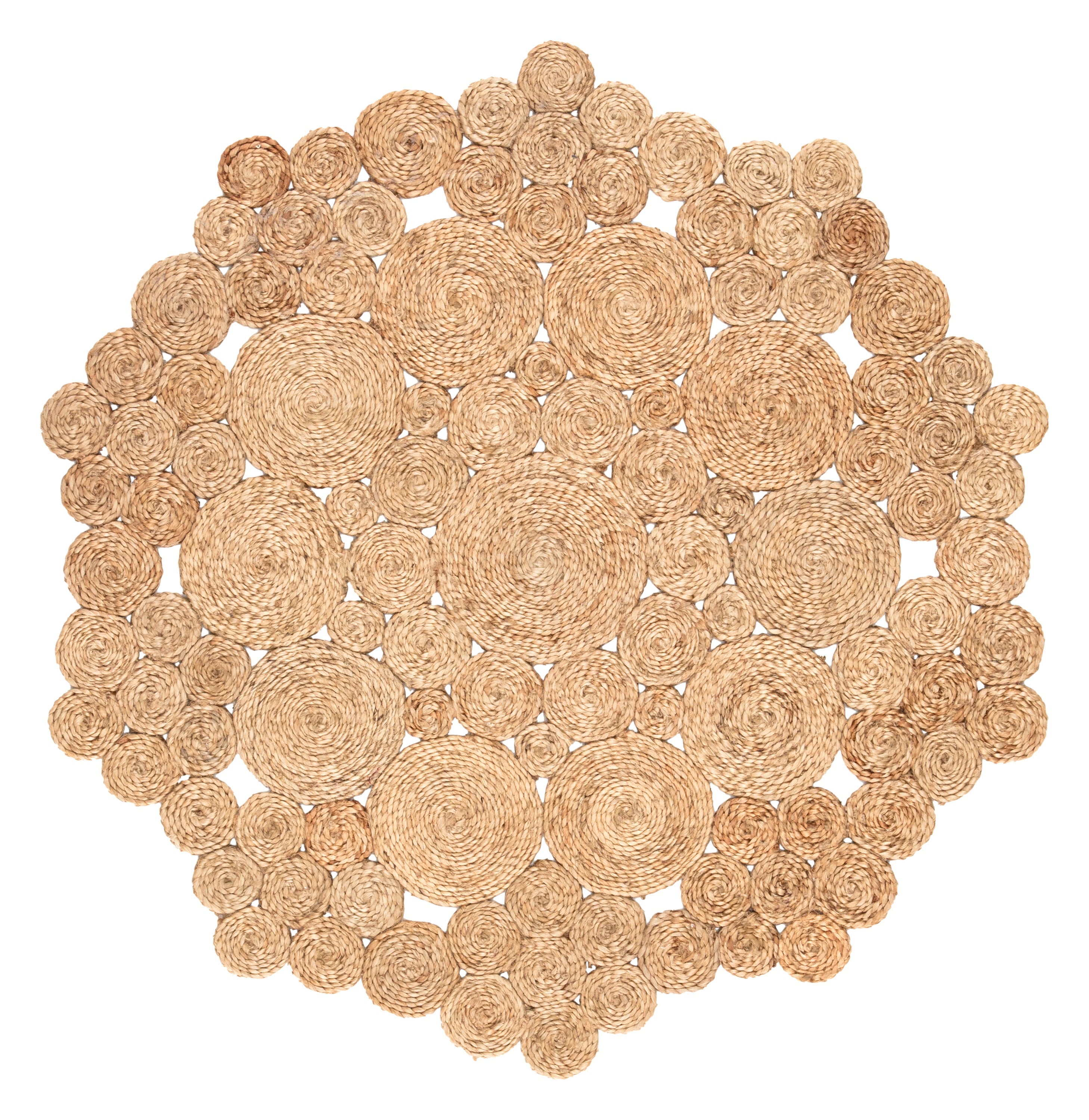 Marigold Natural Dots Beige Area Rug