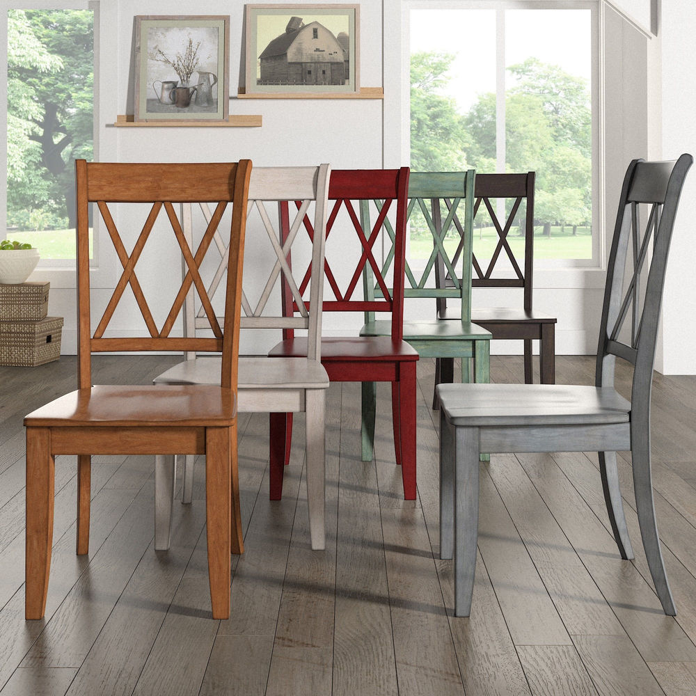 Eleanor X Back Wood Dining Chair (Set of 2) by iNSPIRE Q Classic