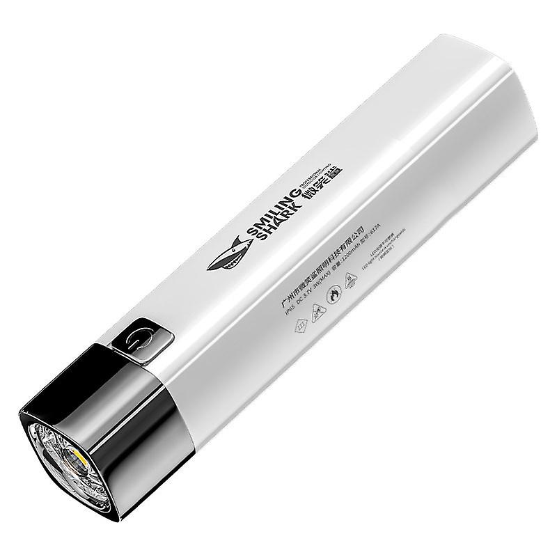Strong Side Lights Flashlight Smile Shark Floodlight Mini Portable Compact Walking Daily Portable