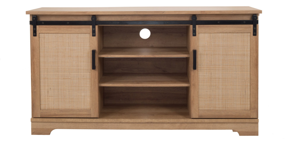 Newman KD 58.5 quotRattan TV Stand   Tropical   Entertainment Centers And Tv Stands   by New Pacific Direct Inc.  Houzz