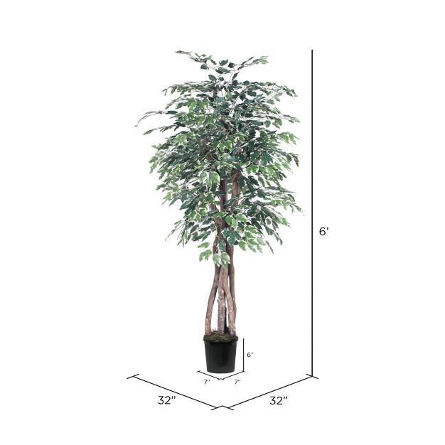 Vickerman Artificial Variegated Ficus Extra Full Series