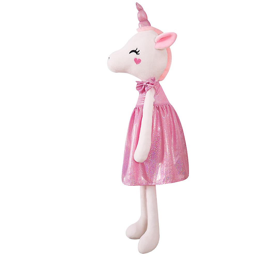 Plush Unicorn Doll Stuffed Cotton Plush Toy Adorable Animal Toy Children Gift For Woman Kidswhite 65cm