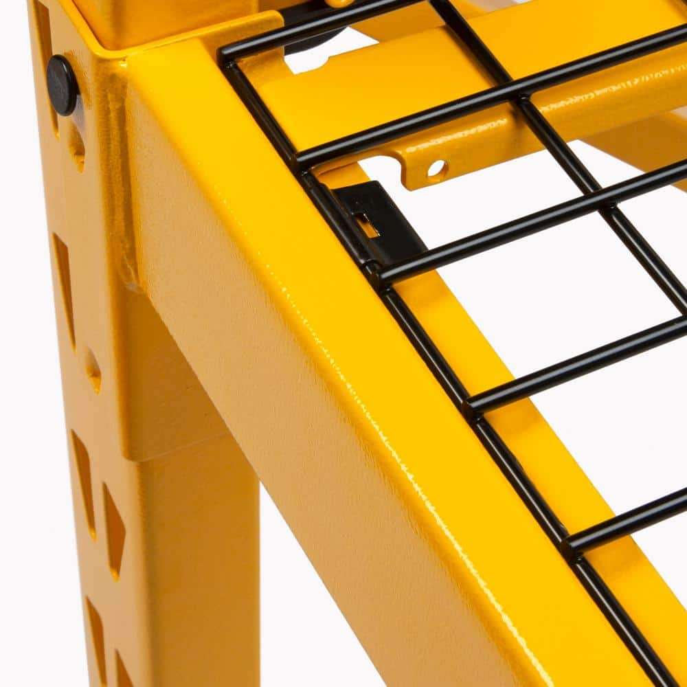 DEWALT Yellow 4-Tier Steel Garage Storage Shelving Unit (77 in. W x 72 in. H x 24 in. D) DXST10000