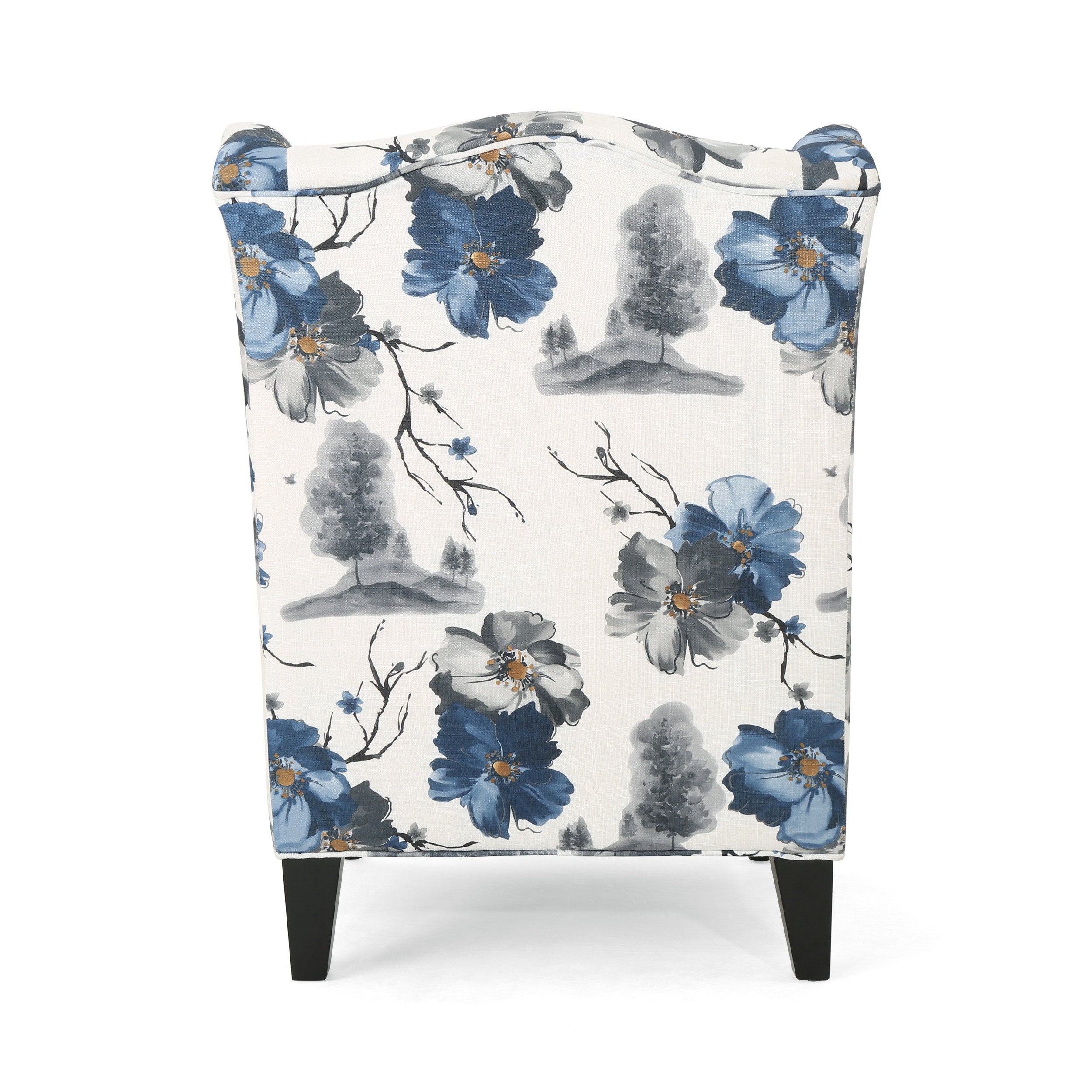 Alonso Wingback Fabric Club Chair