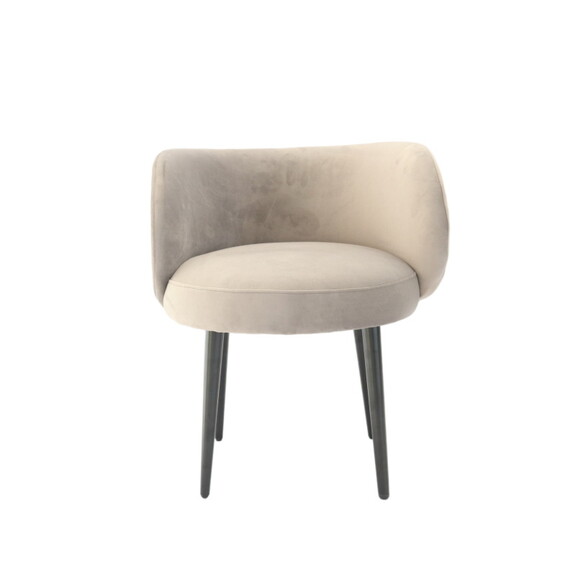 Modrest Hartman Modern Grey Accent Chair B04961534