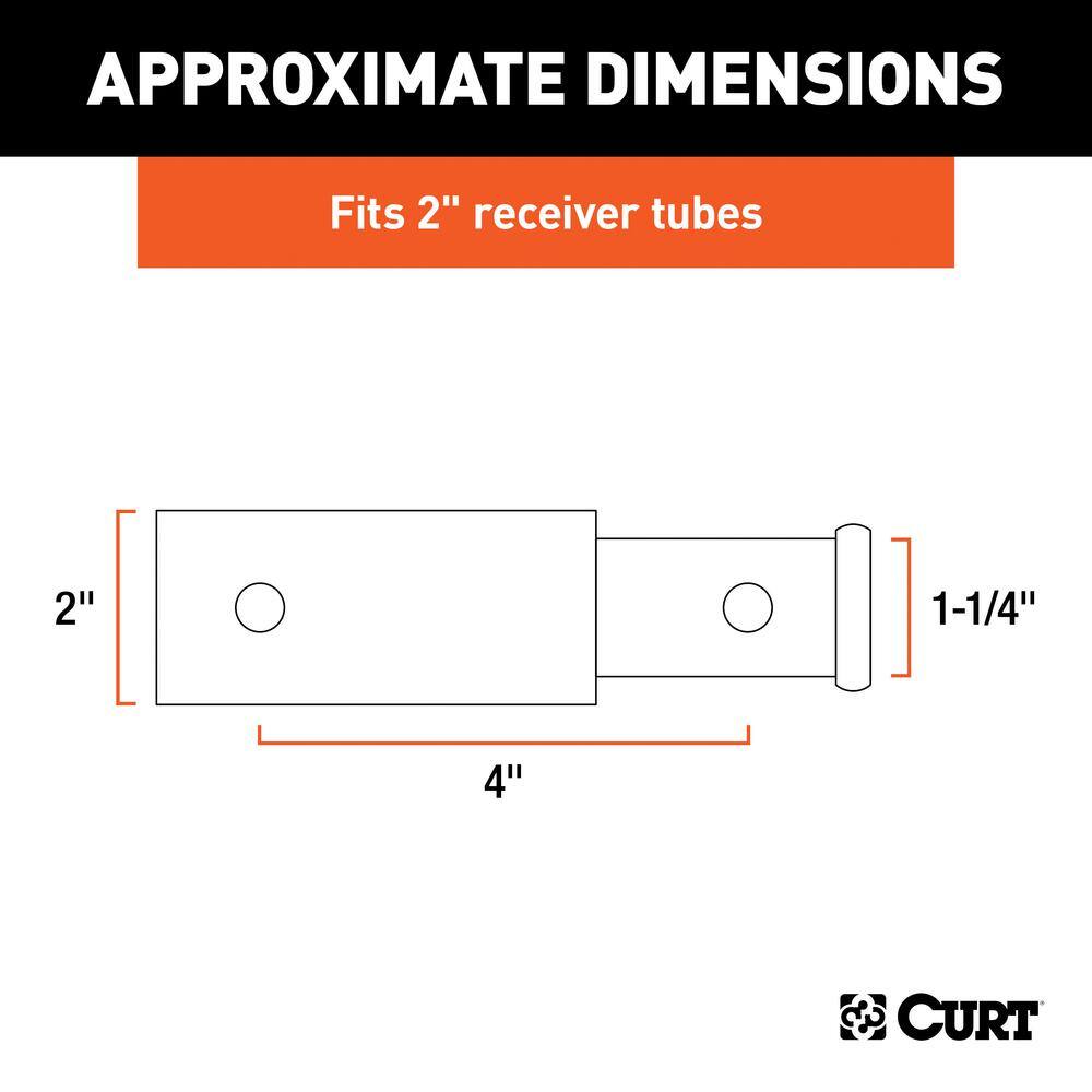 CURT Receiver Tube Adapter (2